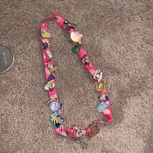 disney lanyard with rare charms